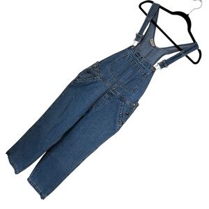 Vintage St Johns Bay Womens Denim Blue Jean Bib Overalls 90s Y2k Retro Coverall
